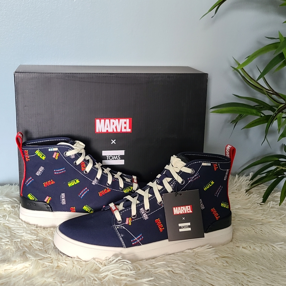 MARVEL X TOMS - LE TRVL LITE HIGH SNEAKERS